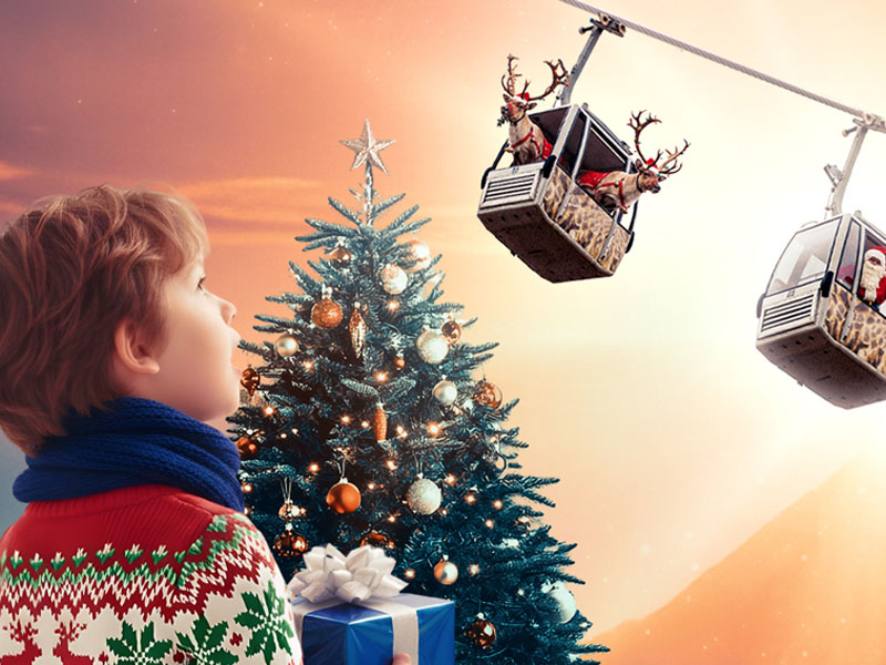 Siente la Navidad desde las nubes: trae un adorno y recibirás un 35% de descuento